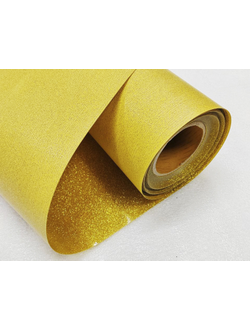 Термопленка "SEF" серия FLEXCUT GLITTER 01 GOLD, 350 мкм