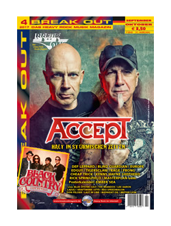 BREAK OUT Magazine № 4 2017 Accept Cover Иностранные музыкальные журналы, Intpressshop