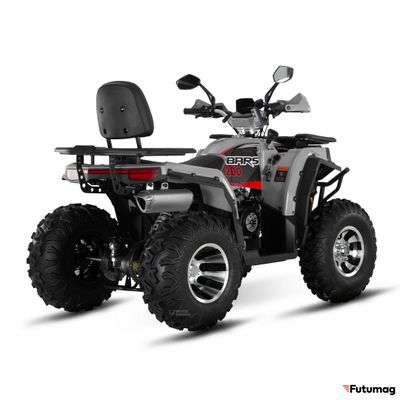 Бензиновый квадроцикл WHITE SIBERIA BARS 200CC PRO Серый