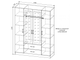 Шкаф 4-хстворчатый модульная Софи СШК 1600.1 ш1600*в2100*г540