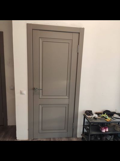 ДВЕРНАЯ ЛИНИЯ. ДЕКАНТО. SOFT TOUCH СЕРЫЙ БАРХАТ