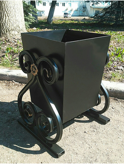 Урна металлическая (артикул-МУ07 ковка)