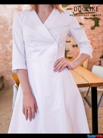 ПЛАТЬЕ DOCLIKE DL317 белое