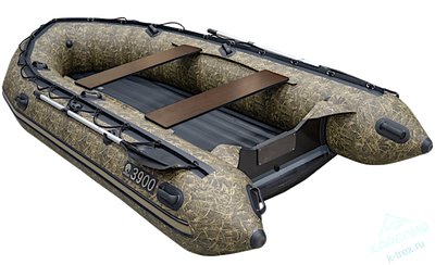 Лодка ПВХ Мастер Лодок Apache 3900НДНД Камуфляж камыш