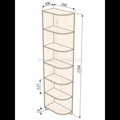 Стеллаж Рио угловой