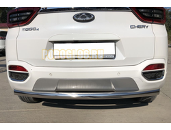 Защита заднего бампера d60 для Chery Tiggo 4 (2018-2024)