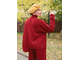 Турецкий спортивный костюм женский с удлинением красный в Красноярске (50-60)