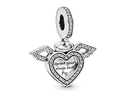 Шарм-подвеска Сердце и крылья ангела Артикул: 798485C01