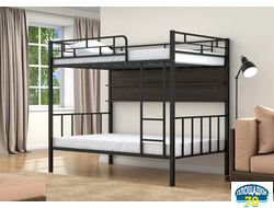 Двухъярусная кровать Валенсия 120 Черный полка венге