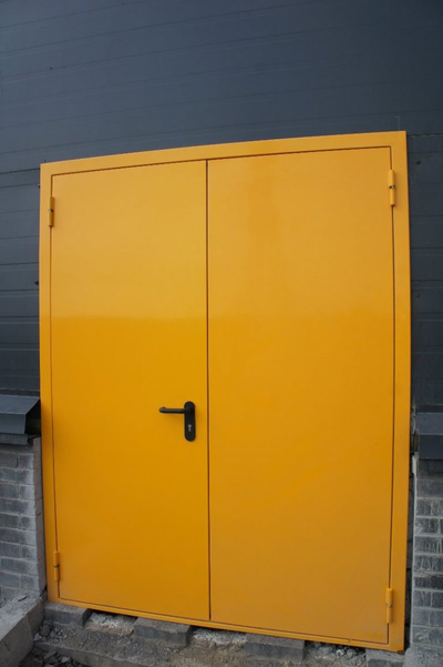 Дверь противопожарная  ДПМ-02/60 (EI 60) двупольная, размером 2070*1560 - толщина стали 1,2 мм