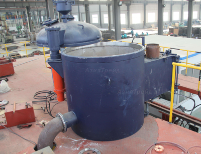 Вакуумная индукционная печь