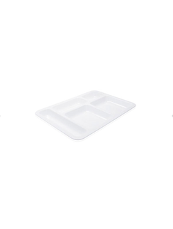 ПОДНОС ПОРЦИОННЫЙ ИЗ ПОЛИКАРБОНАТА 28*40*2,7 СМ, 5 ДЕЛЕНИЙ