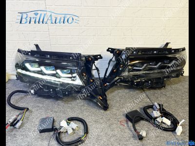 Фары Toyota Land Cruiser Prado 2018+ стиль Lexus GBT