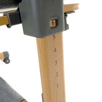 Колыбель Pituso Flora Dark Grey / т.Серый