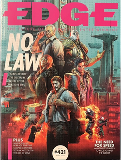 Edge Magazine Issue 421 April 2026 No Law Cover, Игровые журналы в России, Intpressshop