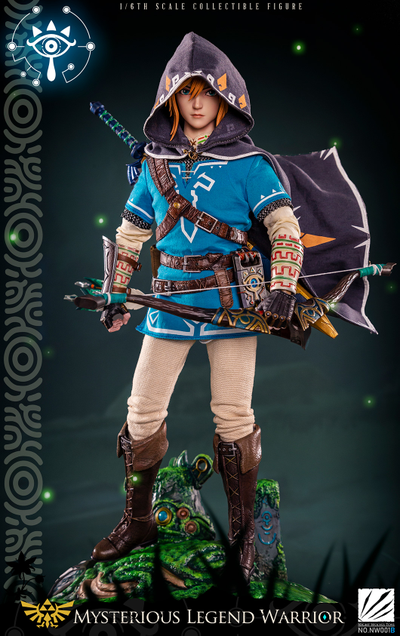 Линк, делюкс версия (Legend of Zelda: Breath of the Wild)  - Коллекционная ФИГУРКА 1/6 scale Mysterious Legend Warrior Deluxe Edition (NW001B) - NW TOYS