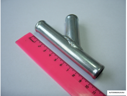 Трубка тройник 18х18х18мм металл угол 45 гр. (цена за 10 шт.)