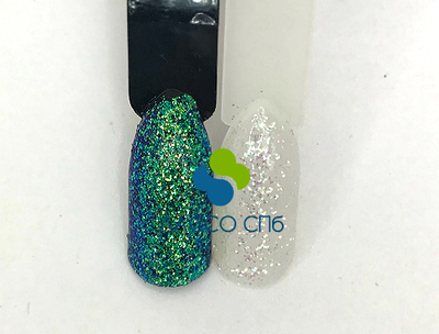 Иридисцентный глиттер блестки Ирис Радужный 0,2 мм 10 гр