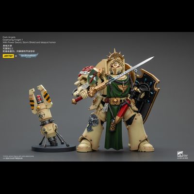 Рыцарь Крыла Смерти Темных Ангелов (Warhammer 40k) - КОЛЛЕКЦИОННАЯ ФИГУРКА 1/18 Dark Angels: Deathwing Knight 1 (JT02489) - JOYTOY