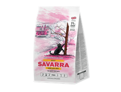 Корм для кошек SAVARRA с ягненком и с рисом 12 кг