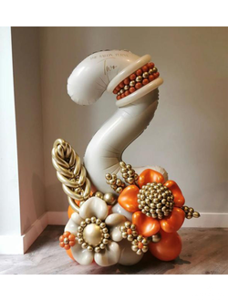 Стойка с цифрой