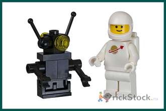# 5002812 Астронавт и Робот / Classic Spaceman Minifigure (2014)