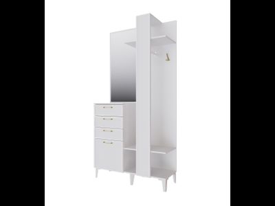 Центральная секция ТЦС-30. Прихожая Толедо графит (Домани)