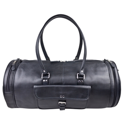 Кожаная дорожная сумка Belforte black (арт. 4011-01)