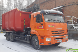 Вывоз мусора ломовозом 30м3