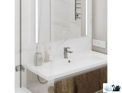 Керамогранит Calacatta Faro Grey 60 х 120 см белый купить в магазине Marysя Краснодар со скидкой