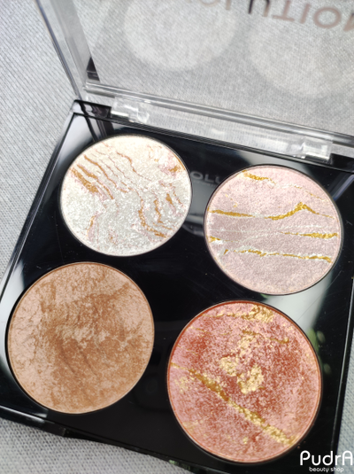 Makeup Revolution Палетка для макияжа Хайлайтер 4 в 1 Cheek Kit Take A Breather