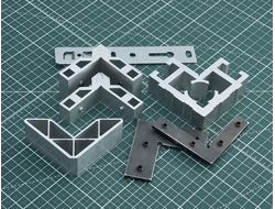 Сборочные комплектующие к профилю для дверей