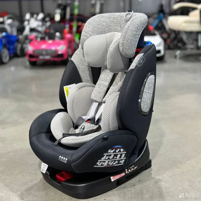 Автокресло Luxmom 277 (Isofix, 0-36 кг, 0-12 лет) Темно-серый
