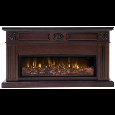 Линейный электрокамин Siena AO с очагом Beverly 1000