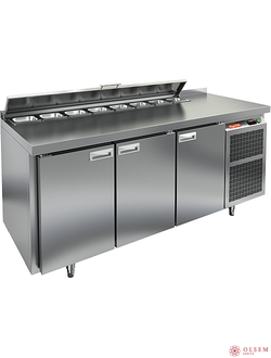 Стол для салатов HICOLD SL2-111GN (1/6) с крышкой