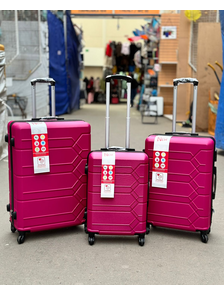 Чемодан средний Neyron ABS M малиновый