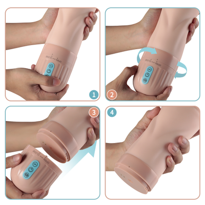 XS-60120 Мастурбатор Beata в виде вагины с функциями всасывания и вибрации