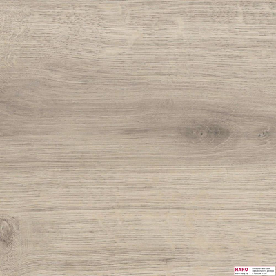 Декор ламината Haro Tritty 200 Aqua Дуб Эмилия Вельвет Серый 540244 структура