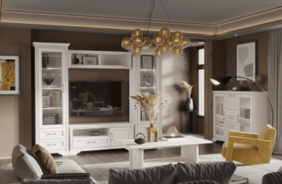 Композиция гостиной STYLIUS (СТИЛИУС) Лиственница сибирская