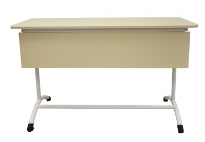 Стол ученический МЕГА двухместный, регулируемый, с экраном ЛДСП