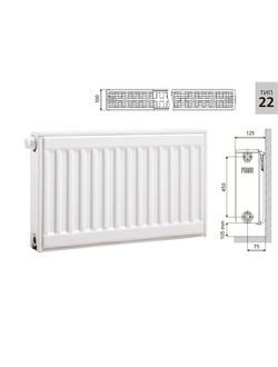 Cтальной панельный радиатор PRADO Universal  22х500х1800