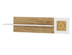 ПОЛКА НАВЕСНАЯ ТИВОЛИ ПЛ-01 (крафт/белый), 1544*348*182