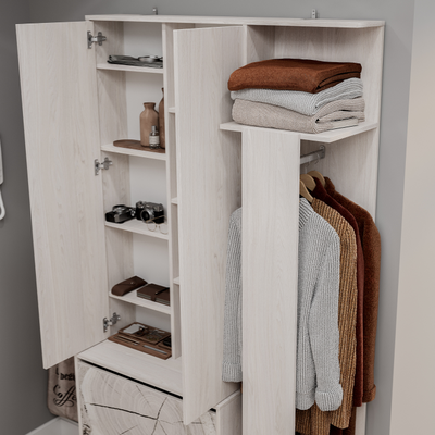 Россо ПР-05 прихожая Белый Ясень