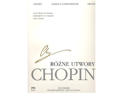 Chopin, Frédéric. Various compositions for piano. National Edition vol.29 B 5