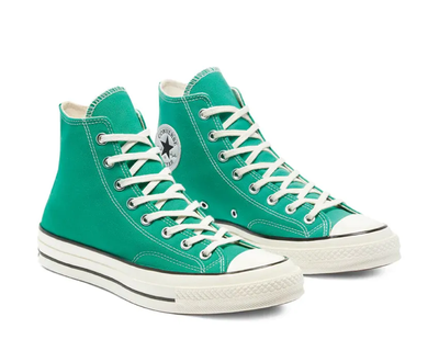Кеды Converse Chuck 70 Hi Court Green Egret Black Зеленые Высокие
