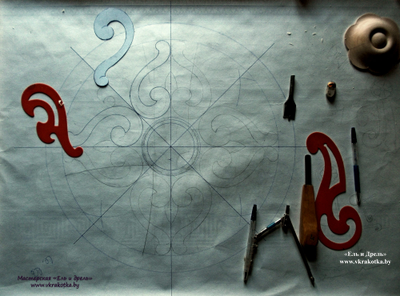 Трафарет для резьбы по дереву