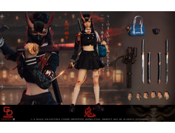 ПРЕДЗАКАЗ - Японская школьница-демон Юко - Коллекционная ФИГУРКА 1/6 scale Onihime Part 2 Yuko Yukawa (GD97011B) - GDTOYS  ?ЦЕНА: 23200 РУБ.?