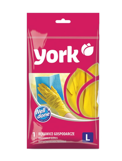 Перчатки резиновые YORK (L)