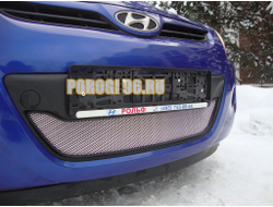 Защита радиатора Hyundai i20 2008-2012 chrome