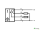 Индуктивный датчик  IV2B AT81A5-43P-10-LZ